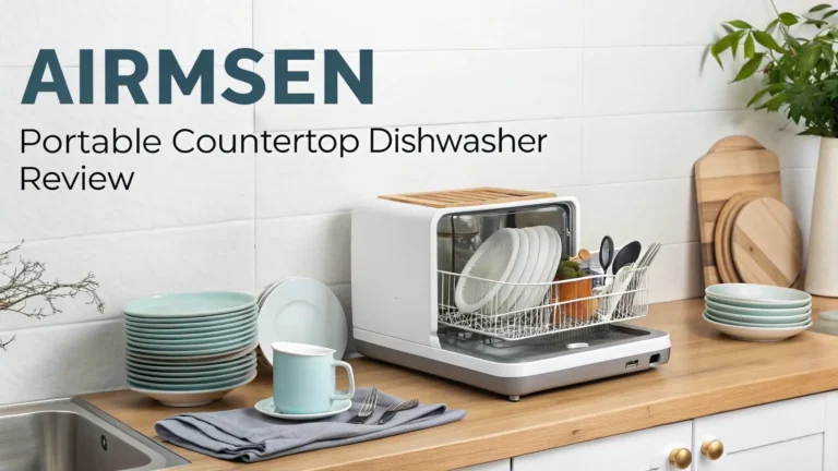 AIRMSEN Portable Countertop Dishwasher Review: Complete Guide