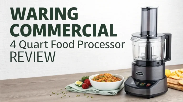 Waring Commercial 4 Quart Food Processor Review: Step-by-Step Guide