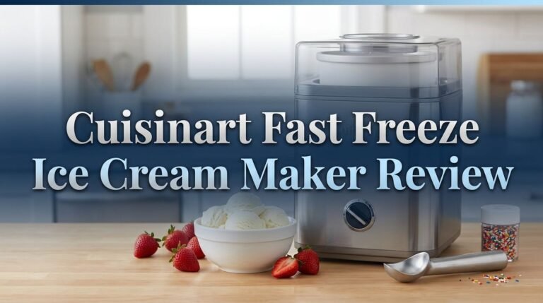 Cuisinart Fast Freeze Ice Cream Maker Review 2026: Worth Buying?