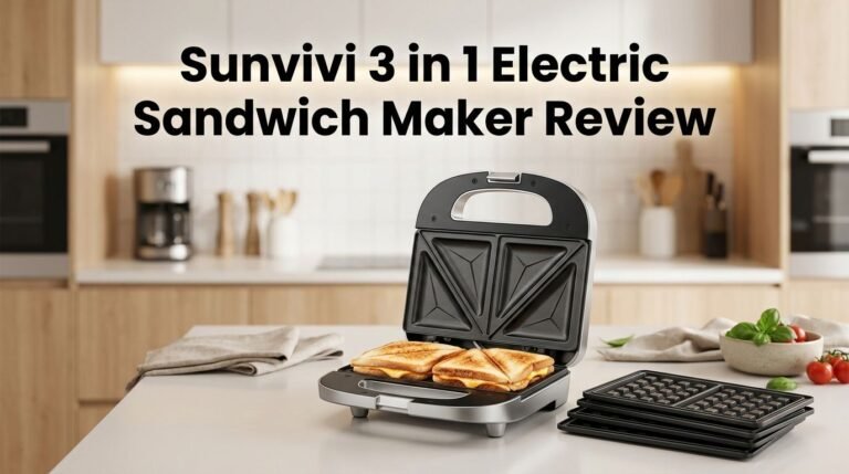 Sunvivi 3 in 1 Electric Sandwich Maker Review 2026: Is It Worth It?