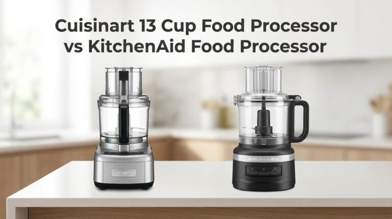 Cuisinart 13 Cup Food Processor vs KitchenAid Food Processor