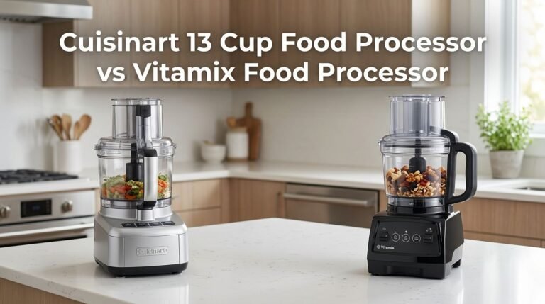 Cuisinart 13 Cup Food Processor vs Vitamix Food Processor