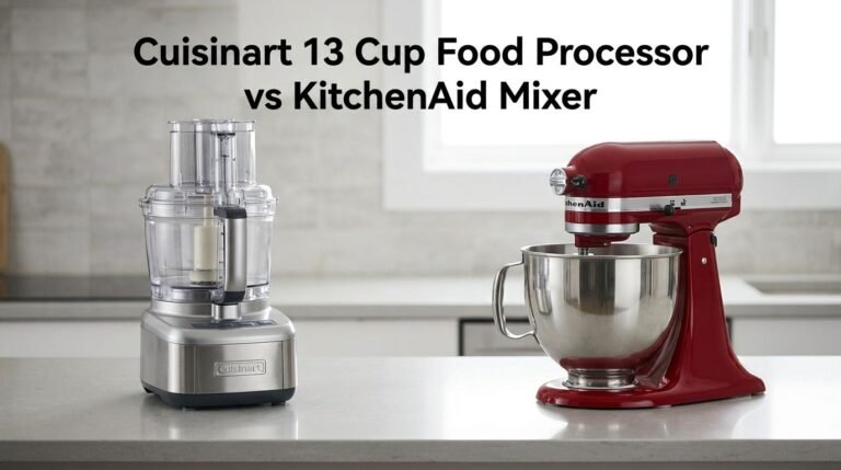 Cuisinart 13 Cup Food Processor vs KitchenAid Mixer