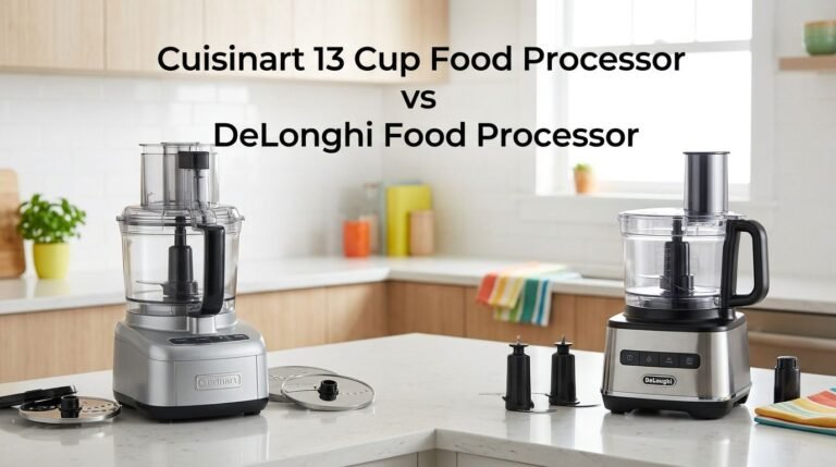Cuisinart 13 Cup Food Processor vs DeLonghi Food Processor
