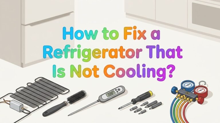 How to Fix a Refrigerator That Is Not Cooling? 12 Easy Solutions