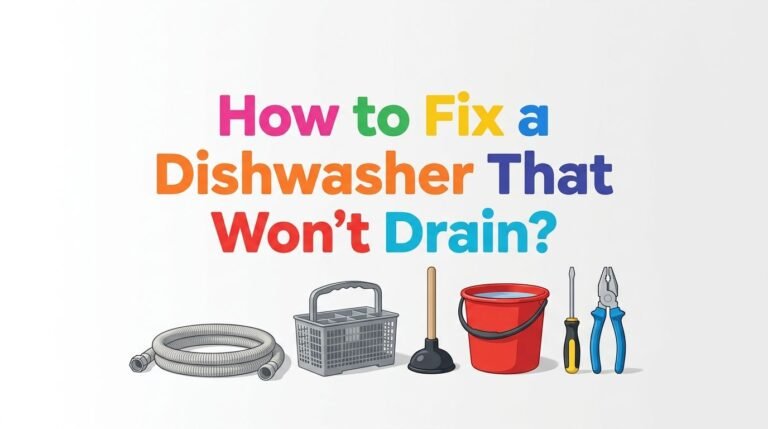 How to Fix a Dishwasher That Won’t Drain? 10  Easy Fixes