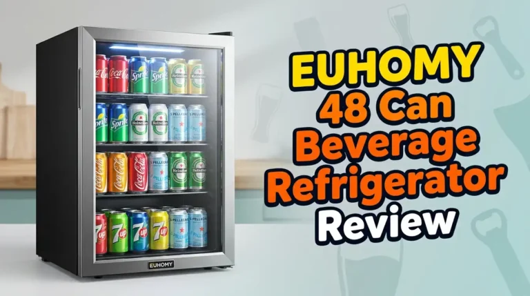 EUHOMY 48 Can Beverage Refrigerator Review 2026