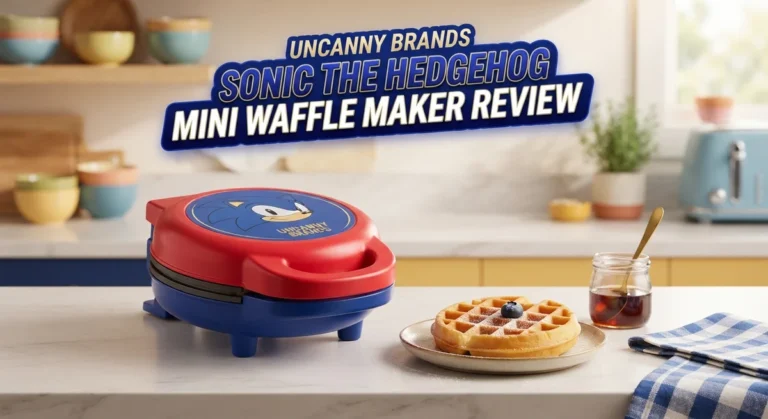 Uncanny Brands Sonic the Hedgehog Mini Waffle Maker Review
