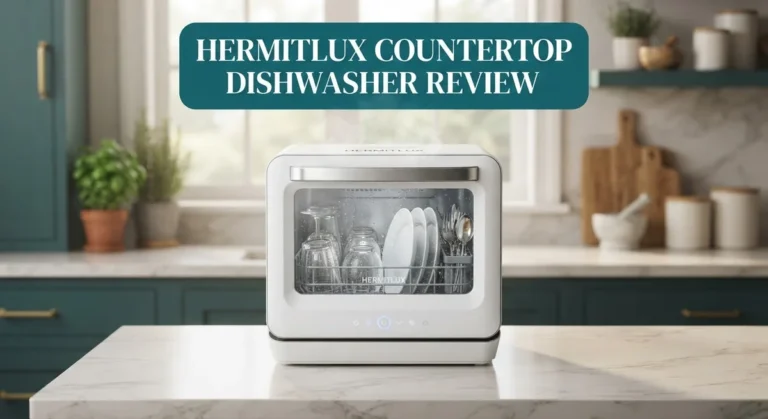 Hermitlux Portable Countertop Dishwasher Review 2026