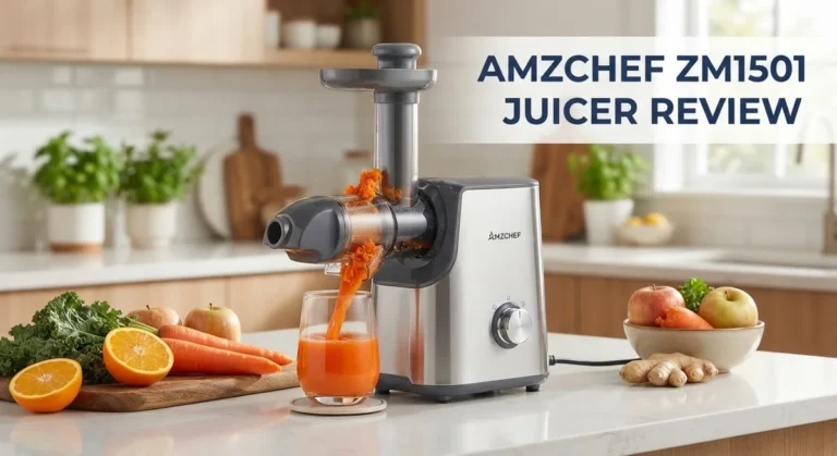 Amzchef ZM1501 Masticating Juicer Review: Cold Press Juice Extraction
